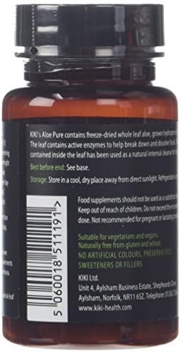 KIKI Health, Aloe Pure Capsules, 100% Freeze-Dried Aloe Ferox, Natural Digestive Cleanse & Gut Health Support - Image 4