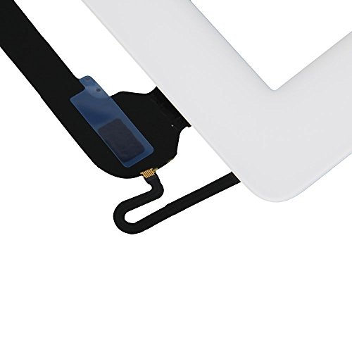 TechOrbits Replacement 9.7" Touch screen Digitizer Glass for IPAD 4th Generation With Home Button A1458 A1459 A1460 (AT&T/T-Mobile/Sprint/Verizon) GSM CDMA White Repair Kit - Thumbnail 3