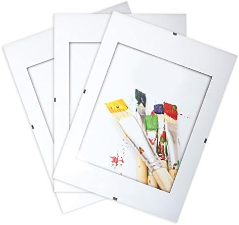 Set of 3 Glass Photo Frame with Glass – Clip Frame – 15 x 21cm – Thickness: 4.5mm