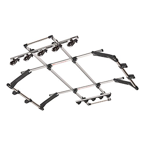 INNO IF6 Dual Hold Internal Overhead Fishing Rod Rack - Holds 5 Rods (Chrome)