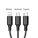 2Pack Multi USB Cable-ZACTEK-3 in 1 Charger Cable Nylon Braided 4ft (1.2M) Alluminum Connector USB Charging Cable for Mobile Phones Tablets and More