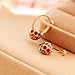 AUEYE® Lovely Korean Women Colorful Crystal Rhinestone Ball Ear Stud Hoop Drop Earrings Huggie Leverback Lucky Ball Jewelry