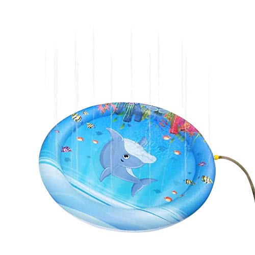 Summer Sprinkle & Splash Water Play Mat for Kids Outdoor Water Toys Team Inflatable Water Mat by Wesracia - Thumbnail 6