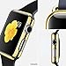 Hard PC Case for Apple Watch Series 4/5/6/SE 44mm Screen Protector,Premium Plating Protective Ultra-Thin PC Plated Bumper Anti-Scratch Full Cover for Apple Watch Series 4/5/6/SE 44mm (Black)