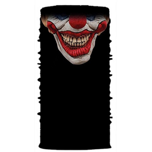 HonsCreat clown Skull Cycling Motorcycle Head Scarf Neck Warmer Face Mask Ski Balaclava Headband