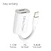 iPhone 7 Plus 8 Plus X Adapter & Splitter, Dual Lightning Headphone Audio & Charge Adapter Accessories for iPhone 8 / 8 Plus / X / 7 / 7 Plus by EBEAUTYDAY