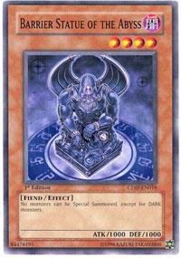 Yu-Gi-Oh! - Barrier Statue of the Abyss (CDIP-EN018) - Cyberdark Impact - 1st Edition - Common