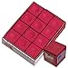 Master Billiard/Pool Cue Chalk Box, 12 Cubes, Red