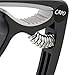 Guitar Capo, Famecame Black Guitar Capo with 10 Guitar Picks for Acoustic Guitar, Electric Guitar, Ukulele