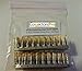 Connectors Pro D-Sub 2.0 mm Female Crimp Pins, 200/Pack - Gold Tin Plated DB Crimp Pin for DB9, DB15, DB25, DB37, DB50 Female Connectors