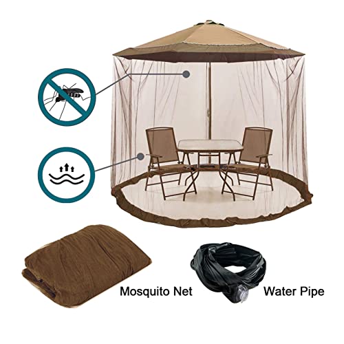 Patio Universal Umbrella Mosquito Netting Hugline Outdoor Canopy