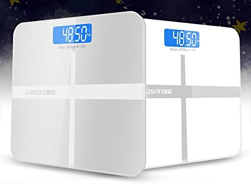 SHLEMAO A1 Bathroom floor scales smart household electronic digital Body bariatric LCD display Division value 180kg=400lb/0.1kg