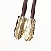 Pulleez for Mossy Oak Sliding Ponytail Holder with Feather Charms (gold)