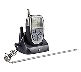 Unicook Wireless Remote Digital BBQ Food Meat Cooking Thermometer with Timer, LED flashlight, 6 Meat Selections and 4 Taste Settings, 100 Feet Range, Perfect for Grill, Smoker and Oven Use