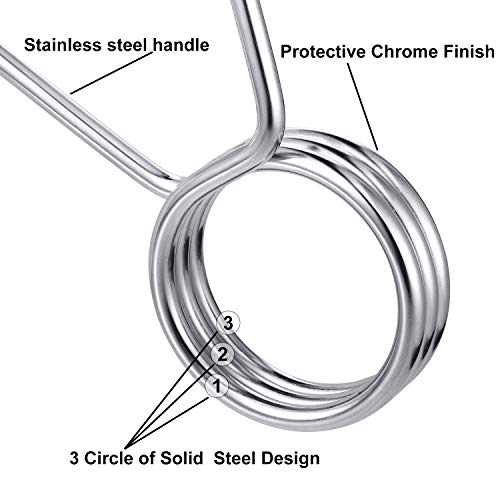 2 Pieces 2 Inch Dumbbell Spring Collars Barbell Clamps Locking Collars