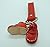 Miniature Handmade Genuine Leather Boots or Shoes Key Chain Key Ring Key holder