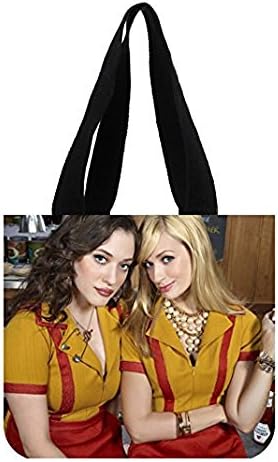 Emana 2 Broke Girls Custom Canvas Tote Bag Shopping Bag shoulder handbags