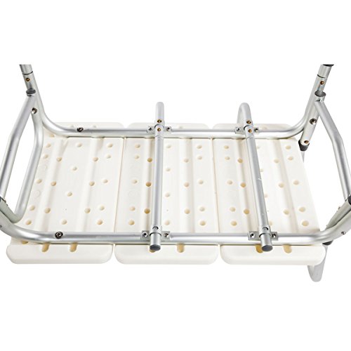 Anqi Tub Transfer 3 Blow Molding Bench Bath Chair Adjustable Handicap Shower Chair - Medical Bathroom Accessibility Aid Shower Tool Medical Tool Free Anti-Slip Bathtub Seat for Elderly, Disabled, Hand - Thumbnail 4