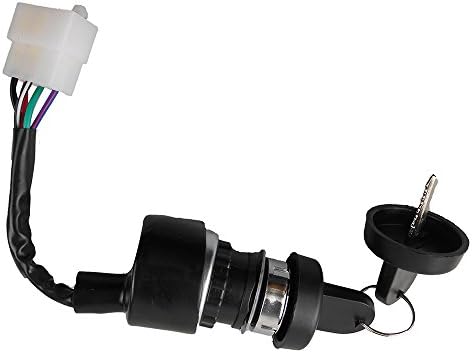 5 Wires 5 Pins Ignition Switch Keys Lock Set for 50cc 70cc 90cc 110cc 125cc 150cc Go Kart Baja Kinroad Kazuma TaoTao Roketa Sunl