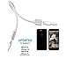 iPhone Splitter for 7 / 8 / 10 / X Adapter Cable By Tip-Top Home Goods 2 in 1 Lightning Charging Port 3.5mm Aux Headphone Jack iOS 11 for X / 8 / 7 and Plus Models