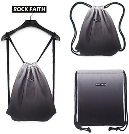 Drawstring Backpack Foldable Cinch Sack Basic Sackpack Gym Tote Dance Bag for Swimming Shopping Sports Women Men
