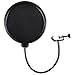 Microphone Pop Filter For Blue Yeti and Any Other Microphone Dual Layered Wind Pop Screen With Flexible 360&deg; Gooseneck Clip Stabilizing Arm By Earamble primary