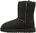 Ugg Australia Classic Short, Black, 4 M US Big Kid