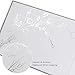 FLUYTCO Wedding Guest Book (120 Pages) - Linen Hardcover - Sign-in & Registry Guestbook - Silver Foil Stamping, Gilded Edges and Silver Page Marker - 7.5