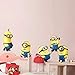 Techmac Minions Wall Stickers, Peel and Stick, Cute Cartoon Wall Stickers (Minions-1)