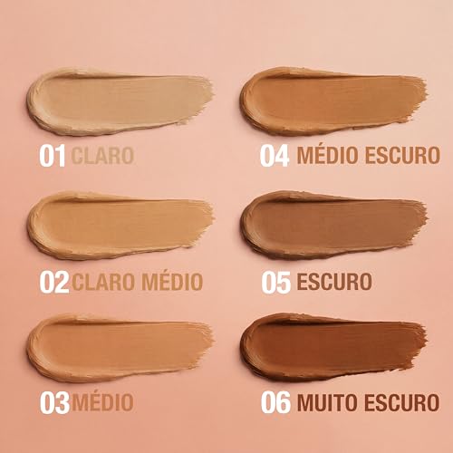 Base em Bastão Kause Be - Base Stick Multifuncional Base Stick Hidratante com Ácido Hialurónico, Cobertura Natural e Acabamento Uniforme - FPS 30...03
