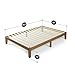 ZINUS Alexia Wood Platform Bed Frame, Solid Wood Foundation, No Box Spring Needed, Wood Slat Support, Easy Assembly, Rustic Pine, Twin