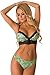 Velvet Kitten Sexy Lets Hook Up Longline Bra for Women B24153 (34C, Green/Black)
