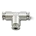 5 Pack 1/4" Push to Connect Premium All Metal "Tee Fitting" Mosquito Misting System