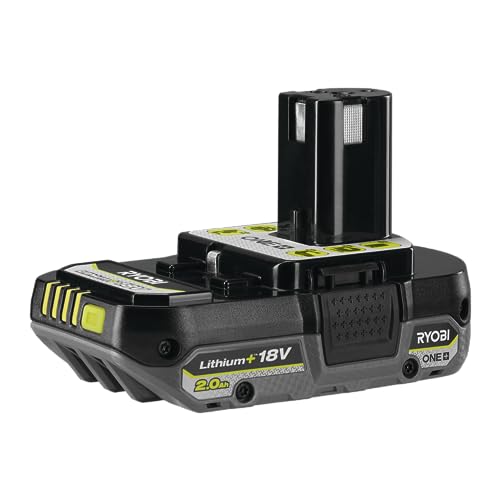 RYOBI 18 V ONE+ HP 2,0 Ah Lithium+ Akku RB1820C, IntelliCell-Technologie, kompakt und stoßfest