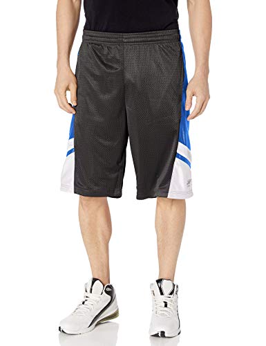Southpole Men's Inseam 12", Black Royal, X-Large