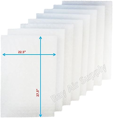 RAYAIR SUPPLY 24x30 Cimatec Airscreen 1000 1" Air Cleaner Replacement Filter Pads 24x30 Refills (4 Pack)