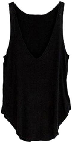 BTSELL Fashion Summer Lady Sleeveless Woman V-Neck Candy Vest Loose Tank Tops T-shirt
