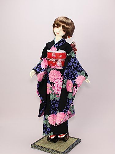 Black SAKURA FURISODE Super Dollfie,SD13,1/3,BJDs,23in. OF Japan