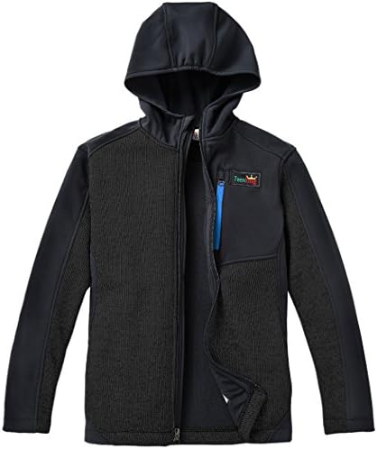 Teenking Boy's Fleece Outdoor Jacket with Hood Big Boy(Size 14/16)