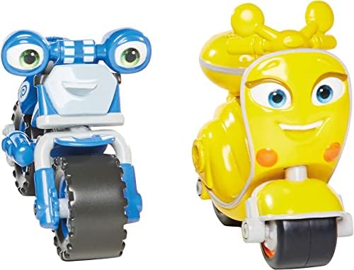 Ricky Zoom- Tomy Loop Hoopla Racer avec l'accessoire Deluxe Vroomboaard Action, Figurines de 8cm, Enfants autonomes Jouets de Moto pour Les garçons et Les Filles de 3 Ans +, T20052
