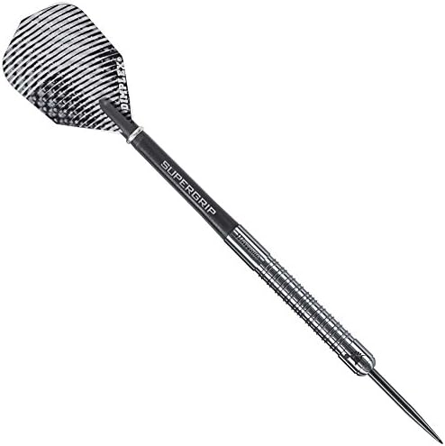 SUPERGRIP 90% TUNGSTEN STEEL TIP DARTS 28 GRAMS 59737