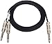 GLS Audio 6ft Y-Cable Cable Cords - Full Metal 1/4