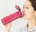 Thermos Stainless Steel Commuter Bottle, Vacuum insulation technology locks,0.5-L,Strawberry red,[one-touch open type] ,JNL-502 SBR