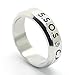 Fanstown Luke handmade titanium birthday ring necklace