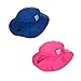 Sun Protection Zone Kids’ UPF 50+ Safari Sun Hat, Pink Flowers, Uv Sun Protective, Lightweight, Straps, One Size
