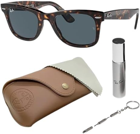 Amazon.com: Ray-Ban RB4105 Folding Wayfarer Sunglasses, Havana