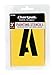 Chartpak Letter and Number Painting Stencils, A-Z and 0-9, 3 Inches H, 35 per Pack (01560)