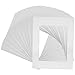 US Art Supply Art Mats Brand Premier Acid-Free Pre-Cut 5x7 White Picture Mat Matte Face Frames. Includes a Pack of 50 White Core Bevel Cut Matte Frames for 4x6 Photos
