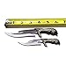 Avias Knife Supply 2 pc Mini Dagger Letter Opener Sword Knife Set with Synthetic Leather Sheath 6.25