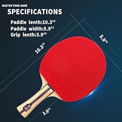 DHS Ping Pong Paddles Professional Table Tennis